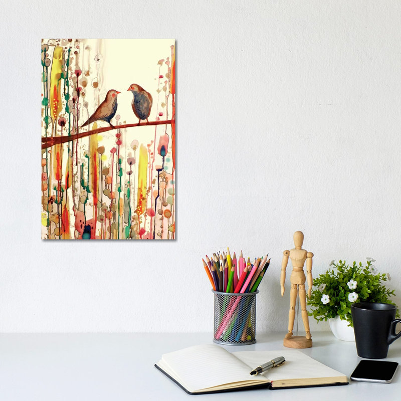 Gypsies Tap by Sylvie Demers - Painting on Canvas, Wrapped Canvas, 20.32 cm H x 30.48 cm W