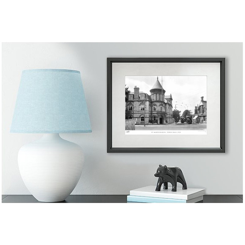 St Marychurch, Town Hall 1925 by Francis Frith - Single Picture Frame Print, 60cm H x 80cm W x 2.3cm D