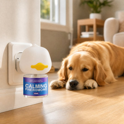 Polyester pets clothings Plug In Calming Diffuser Kit For Pet 1 Unit + 2 Refills 48ml Each