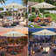 Parasol solaire 10 pi avec base de pieuvre incluse-1221800784