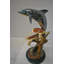 Dolphin With Three Turtles Bronze Statue Fountain - Size: 23"L X 22"W X 35"H.