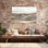 Hill Country, paysage abstrait minimaliste contemporain, art mural
