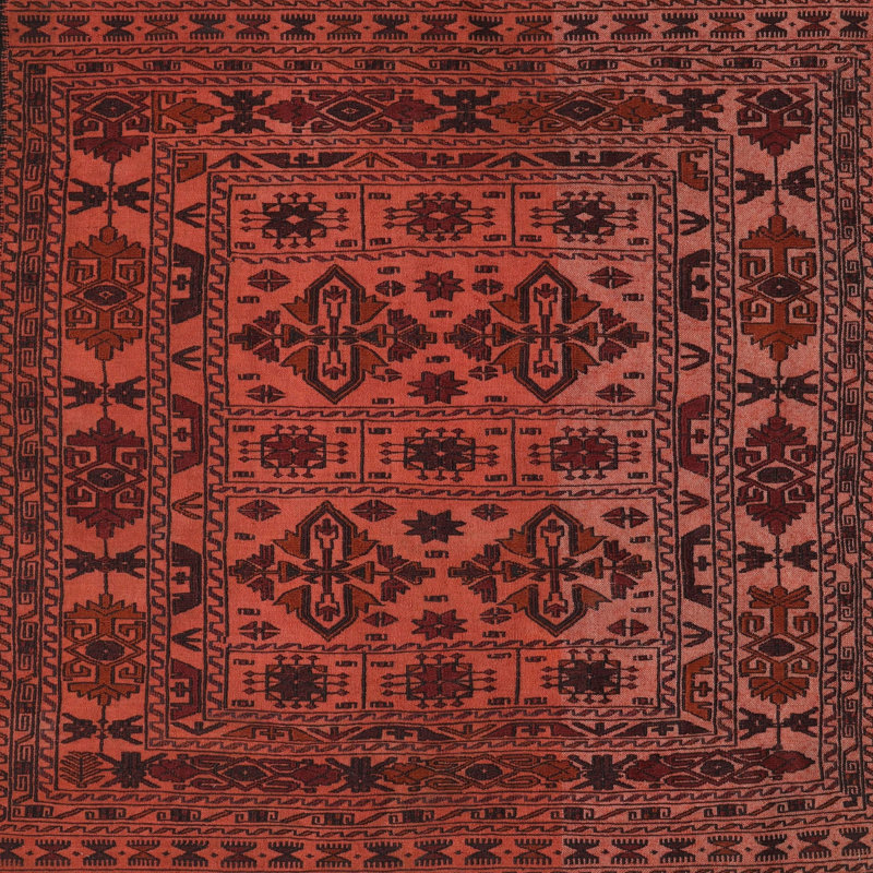 Southwestern Indoor Rug, Square 5'