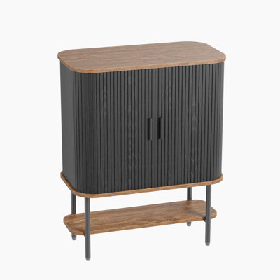 Coffee Bar Cabinet With Storage Glass Holder And Wine Rack by Ebern Designs