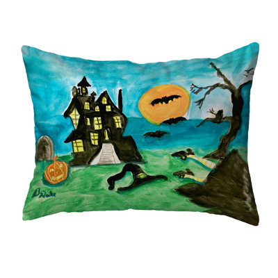 Outdoor Reversible Throw Pillow