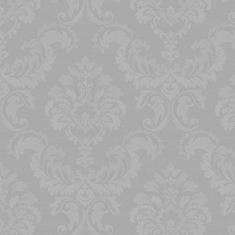 Palmwood 10m x 52.8cm Semi-Gloss Wallpaper Roll, Silver