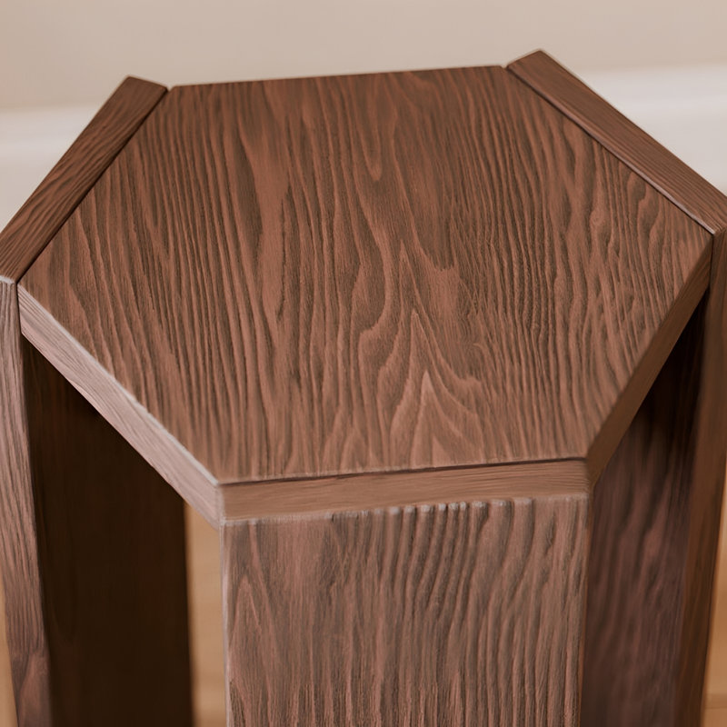Solid Wood Stools Can Be Stacked For Household Use. Thick Wooden Stools Are Suitable For Living Rooms, Bedrooms, And Balconies