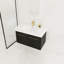 Meuble-lavabo mural 36 po avec lavabo