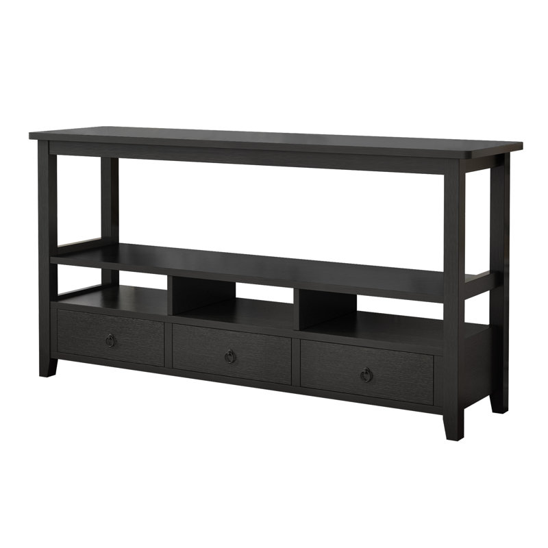 Pentheam 57.8'' Console Table, Black