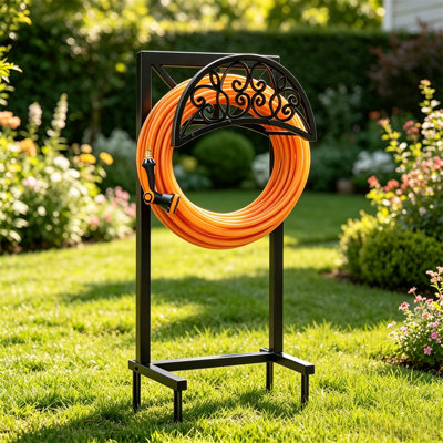 Support de boyau d'arrosage pour jardin
