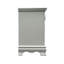 Table de chevet Flora, finition grise