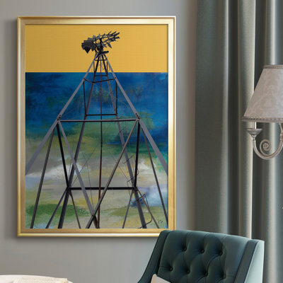 «Windmill Abstract», impression sur toile encadrée