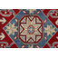 Tapis oriental géométrique Kazak rouge 6