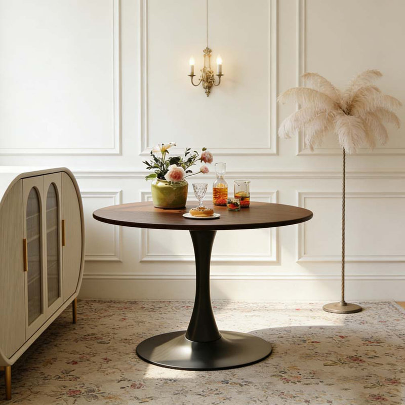 Table à manger ronde moderne, mobilier de salle à manger de cuisine, table basse, table de loisirs, table de salon, table de salle à manger, table de cuisine