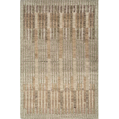 Contemporary, Stuart Street Collection One-of-a-Kind Rectangle 2' X 3' Hand Knotted Area Rug