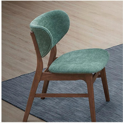 Green and Padded Side Chair (Set of 2)