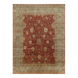 One-of-a-Kind Rectangle 9’9” X 14’6” Hand Knotted Area Rug