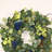 24" Everyday Eucalyptus Berry Floral Wreath for Front Door