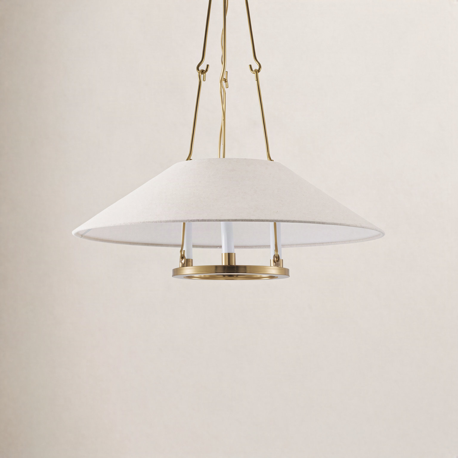 Iron 3-Light Chandelier
