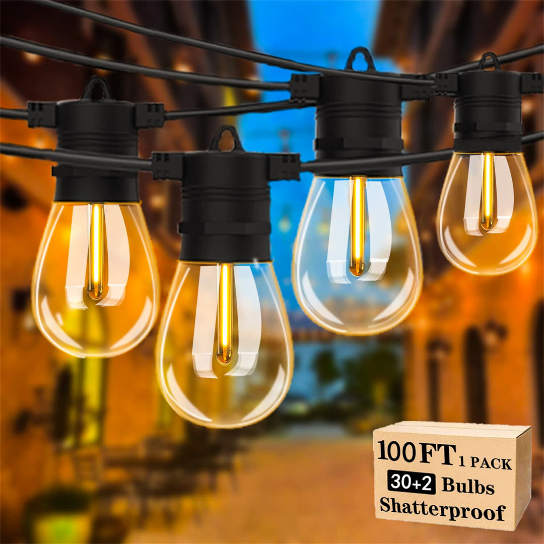 Amontae 3048cm 32 - Bulb Standard String Light (End to End Connectable)