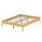 Sleek Platform Sleeping Base with Sturdy Internal Support Grid and Clean Lines-9996541