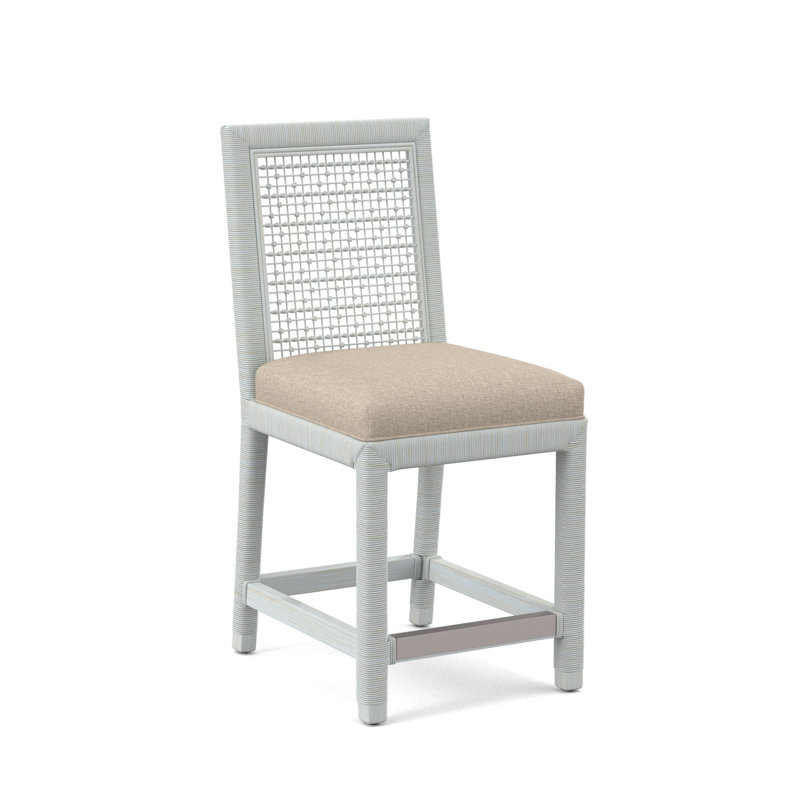 Tabouret de comptoir 24 po Scotia Glinda, Bisque, Performance Crypton coquille d'œuf; 0884-93