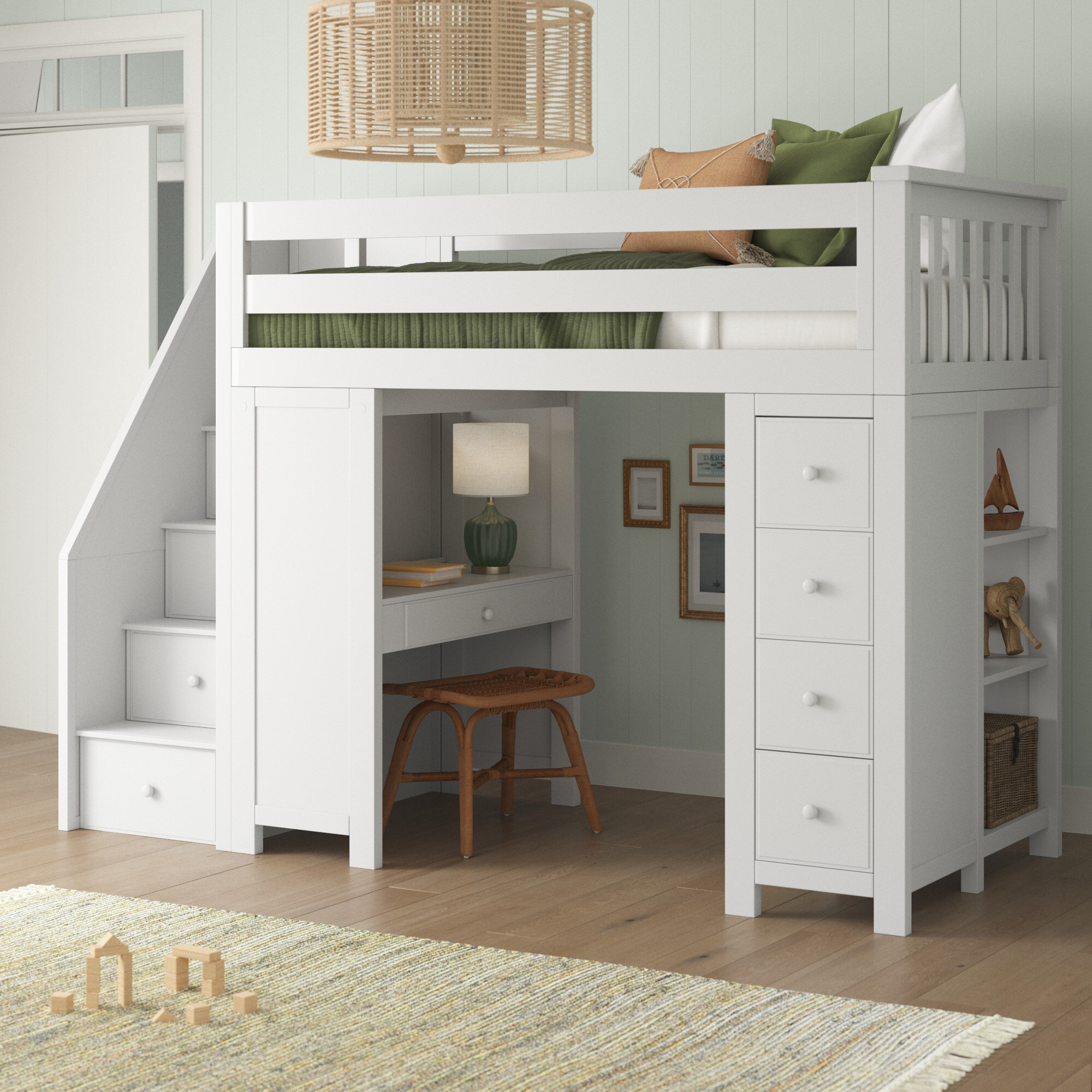 Sand & Stable Baby & Kids Cavallo Kids Bed With Drawers & Reviews | Wayfair