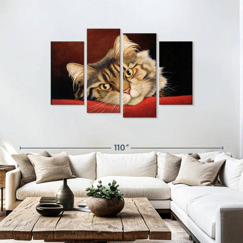 Brampt Mocha Dominguez, 48" H x 75" W