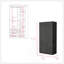 Armoire trois portes Clark, chambre, chêne fumé / blanc-371392885