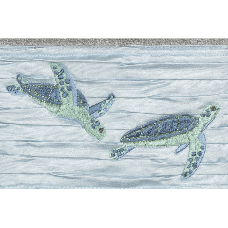 Débarbouillette en coton Mia, Gris foncé