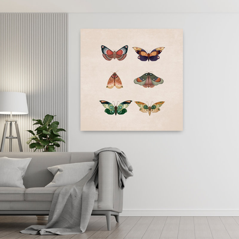 Art mural, papillon, papillon, papillon, H 48 po x l 48 po