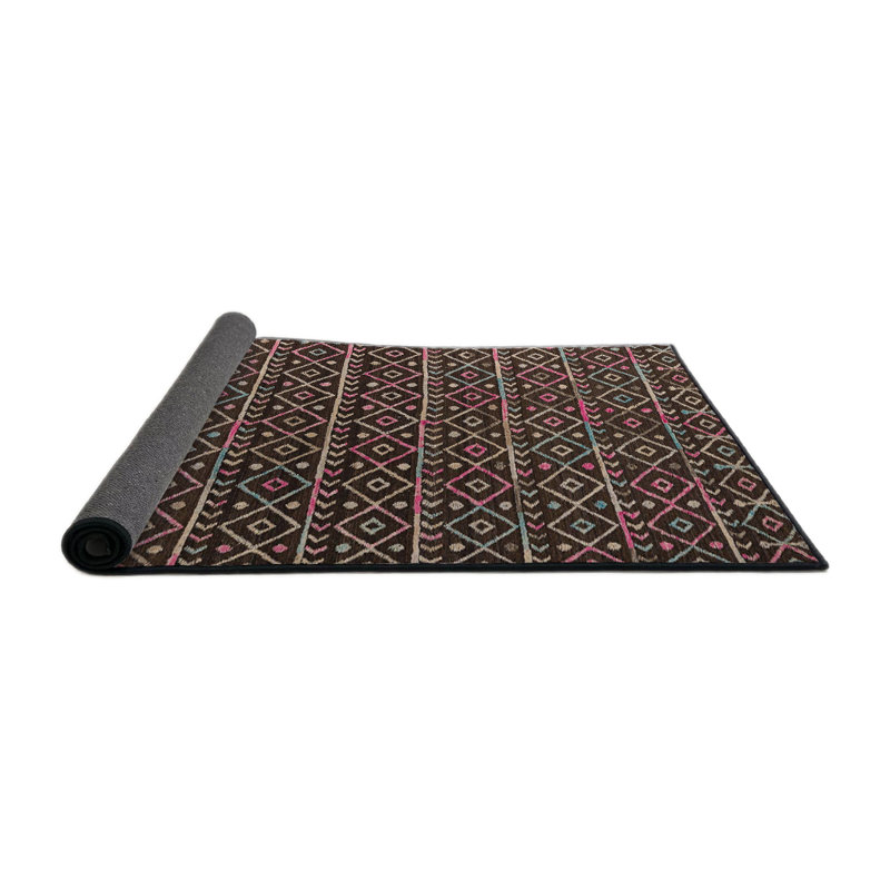 Tapis abstrait moderne 5342, Rond 5 pi