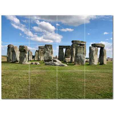 Famous Places Photo 8'' x 8'' Satin Ceramic Decorative Mural