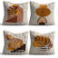 Ensemble de housse de coussin lavable et repassable 4 pièces