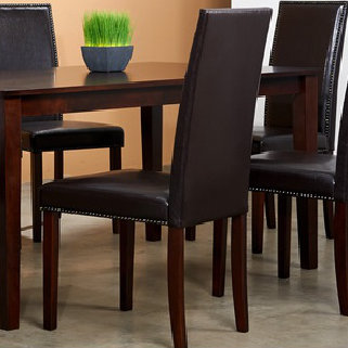 Blazing 18'' H Faux Leather Upholstered Dining Chair, 4