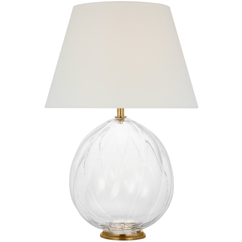 Talia Table Lamp, Clear Glass