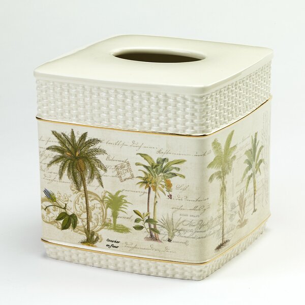 Lennon Porcelain Tissue Box Cover