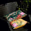 Leopard Indoor / Outdoor Floral Square Throw Pillow Cover