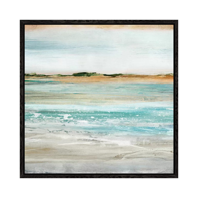 Retrospective I by Isabelle Z - Painting on Canvas, 93.98 cm H x 93.98 cm W, Black Framed