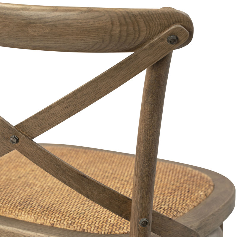 Tabouret Portebello, brun moyen, Naturel