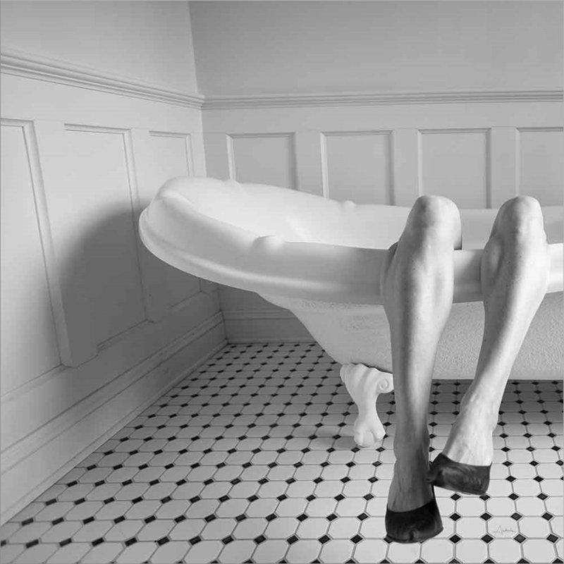 «Legs» par Aledanda, art mural encadré par Aledanda
