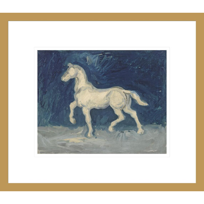 Cheval par Vincent van Gogh, H 13,75 po x l 15,71 po