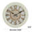 Metal Fluted Frame Decorative White Wall Clock