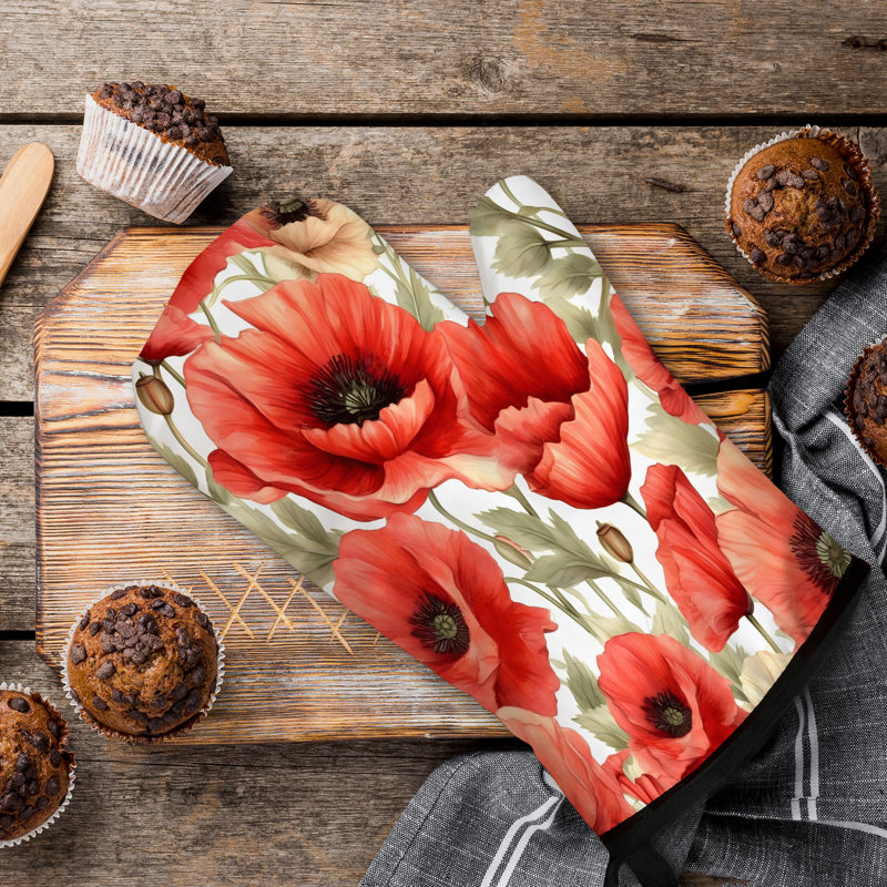 Flora Flow Oven Mitt Cotton Twill