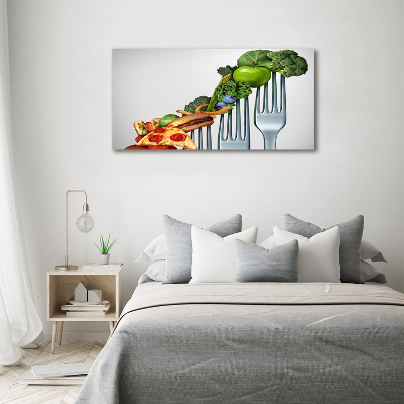 Progress in the diet 1 Piece Wall Art, 70cm H x 140cm W x 2cm D, Canvas