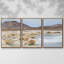 «Desert Oasis Study II», reproduction sur toile 3 pièces-22170418-22170429