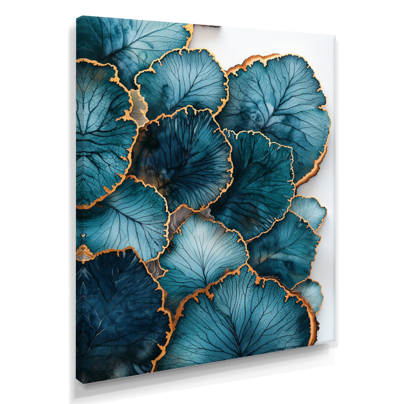 Flaton - impressions murales florales, H 32 po x l 16 po, Wrapped Canvas, Ne s’applique pas