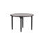 Table d'activité robuste à hauteur ajustable, ronde 36 po, noyau en panneau de particules / moulure en T, structure noire-108053817