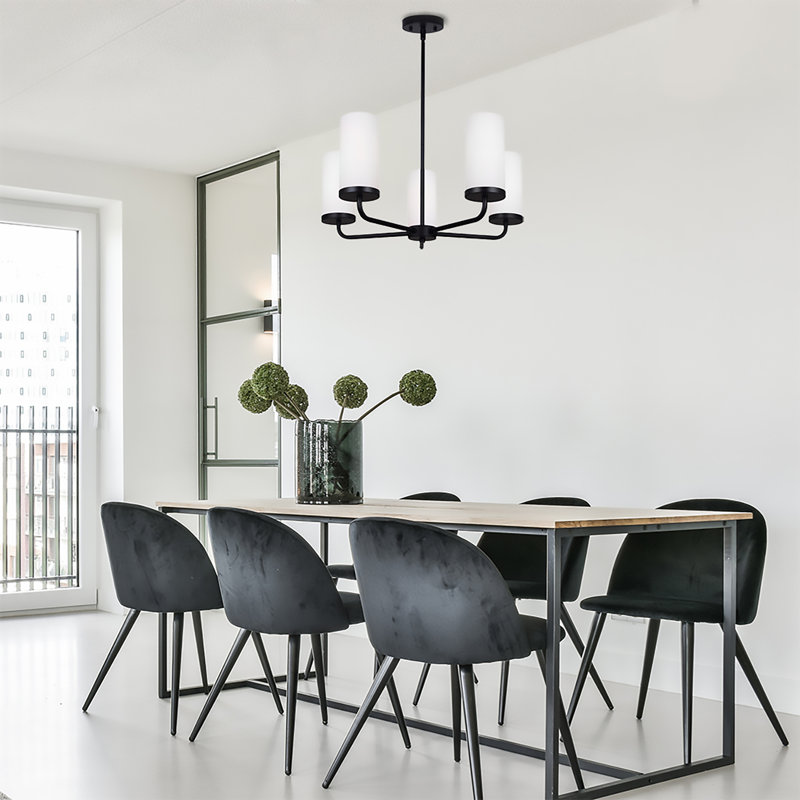 5 - Light Cylinder Chandelier