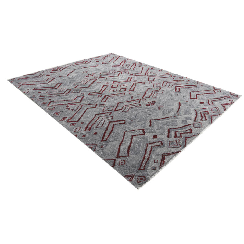 Tapis gris Iniguez